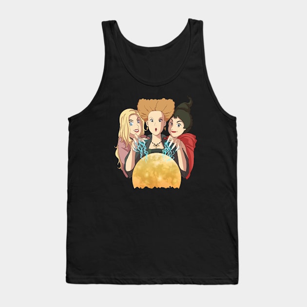 Sanderson Sisters Halloween Tank Top by Hiro Fiction